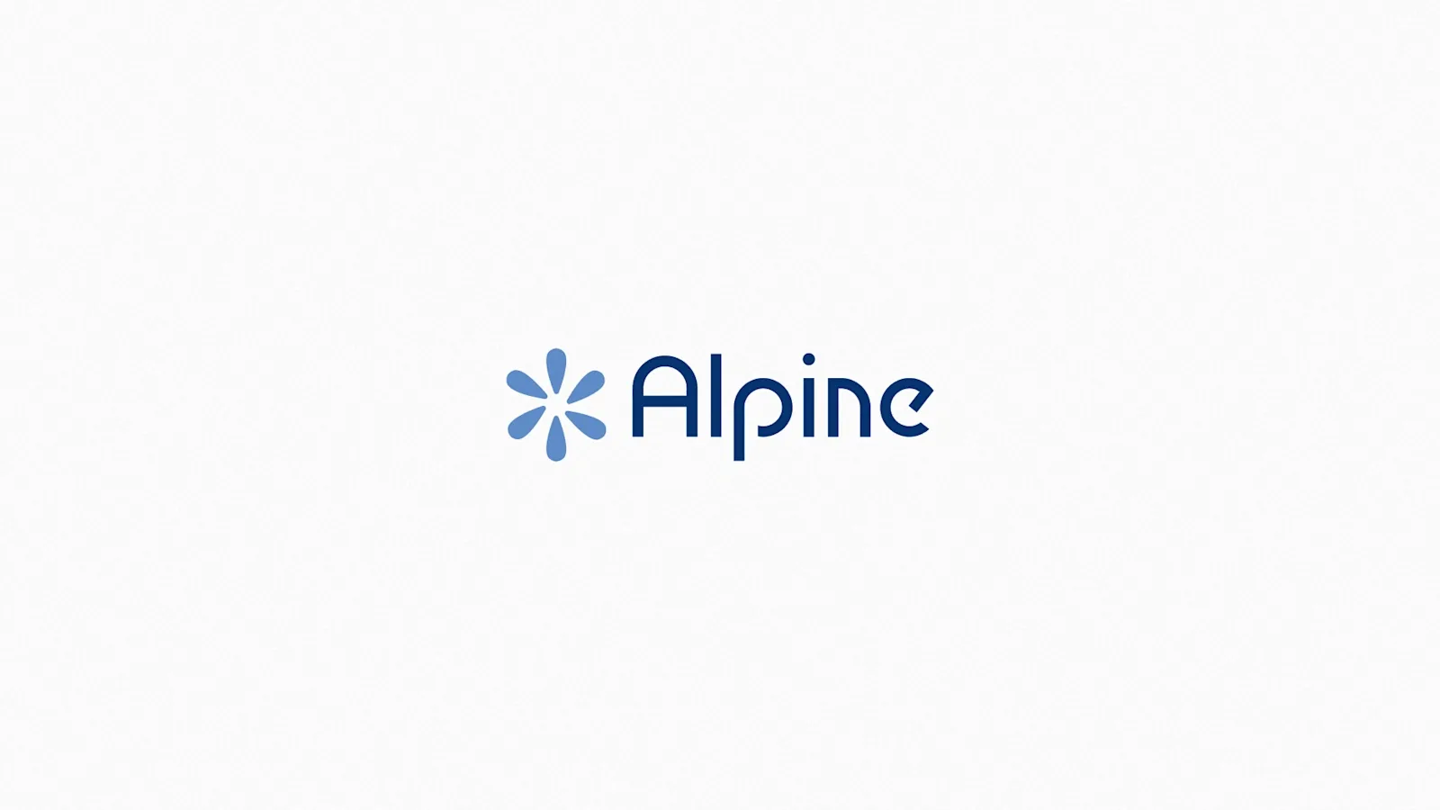 Alpine logo and brand identity by Samer Oukour