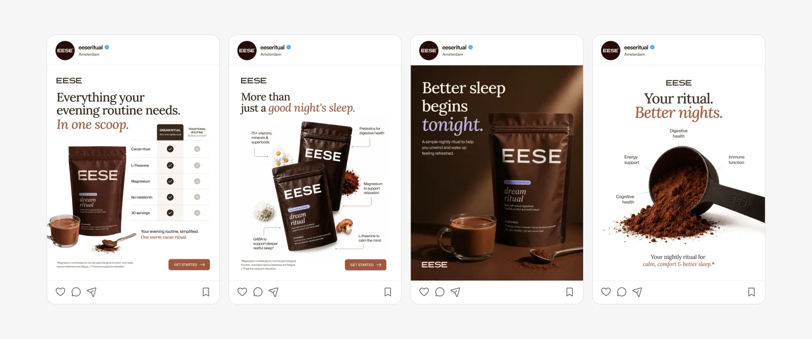 EESE Dream Ritual static ad concepts by Samer Oukour