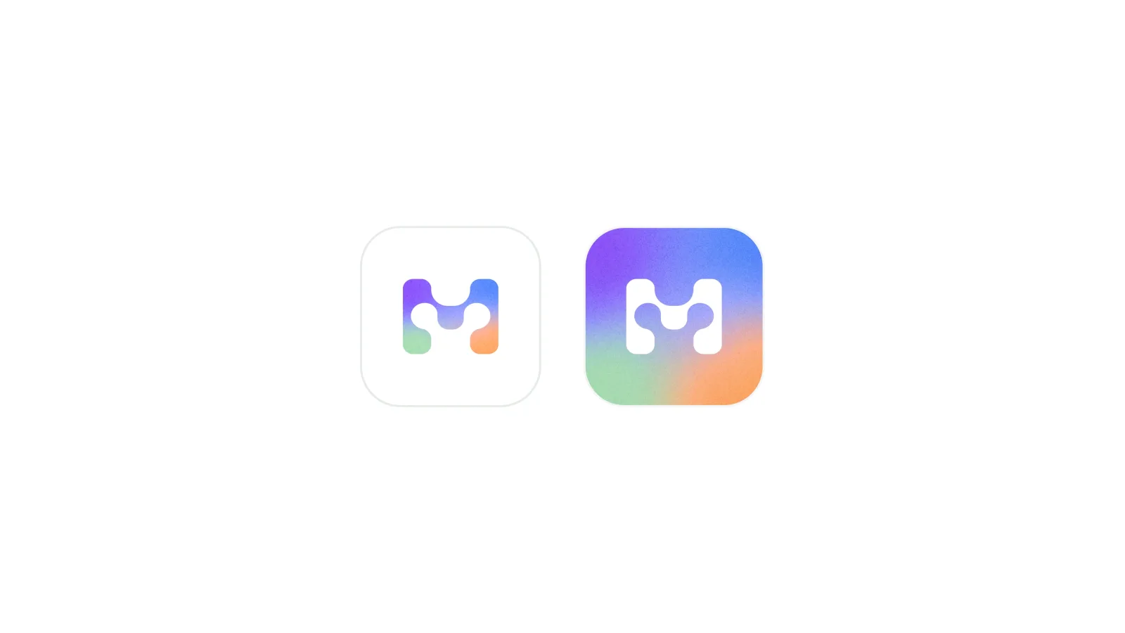 Mentro visual identity M monogram by Samer Oukour